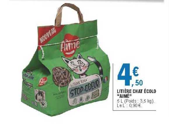 litière chat écolo "aimé"