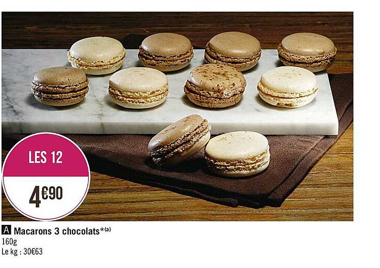 Macarons 3 Chocolats