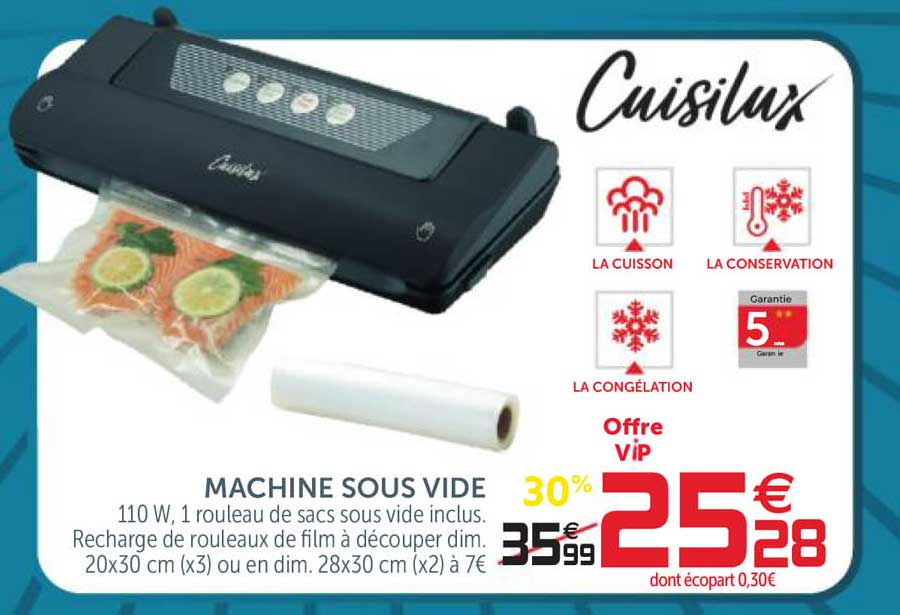 Machine Sous Vide Cuisilux