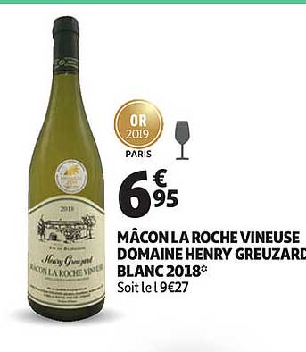 mâcon la roche vineuse domaine henry greuzard