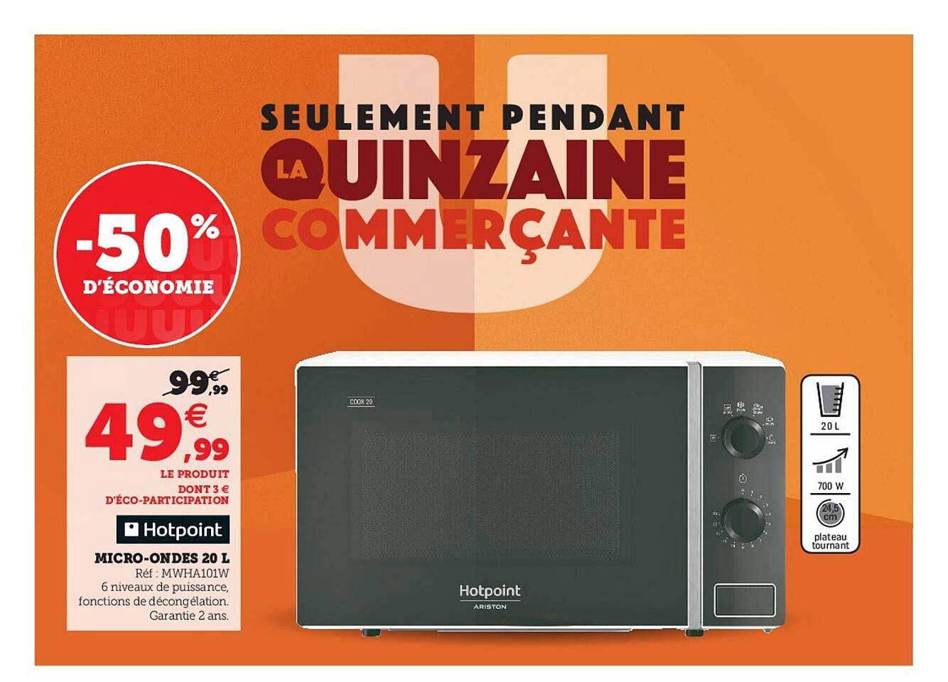 Micro-ondes 20l Hotpoint