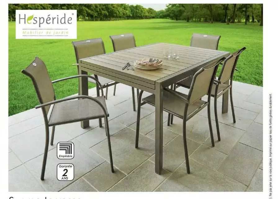 Mobilier De Jardin Hespéride