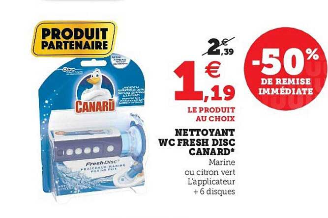 Nettoyant Wc Fresh Disc Canard