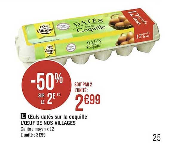 oeufs datés sur la coquille l'œuf de nos villages
