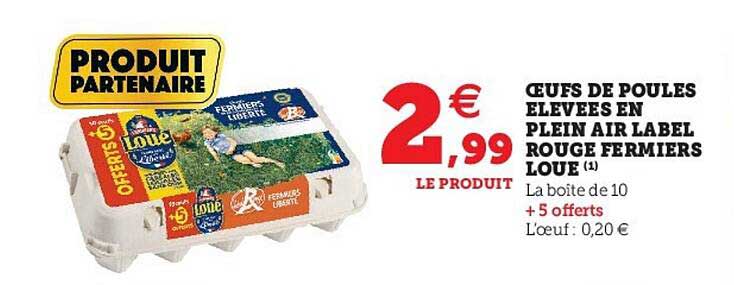 Oeufs De Poules élevées En Plein Air Label Rouge Fermiers Loué