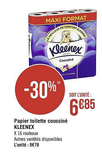 Papier Toilette Coussiné Kleenex