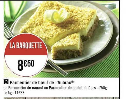 parmentier de bœuf de l'aubrac