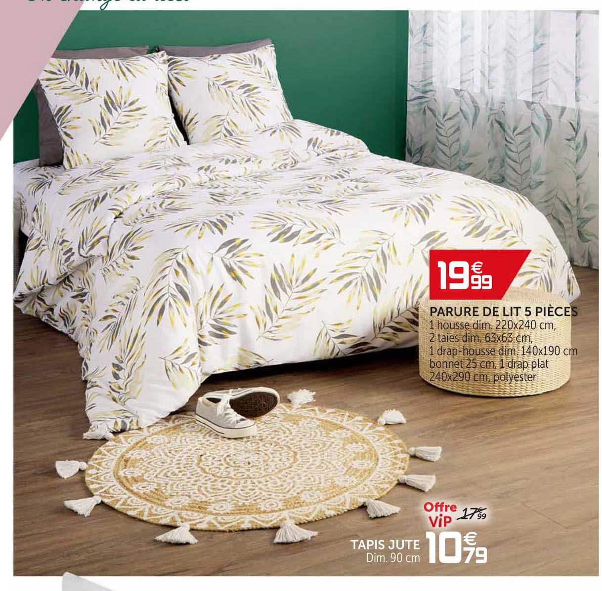 Parure De Lit 5 Pièces