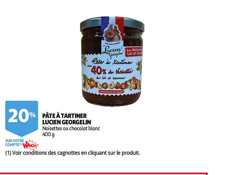 pâte à tartiner lucien georgelin