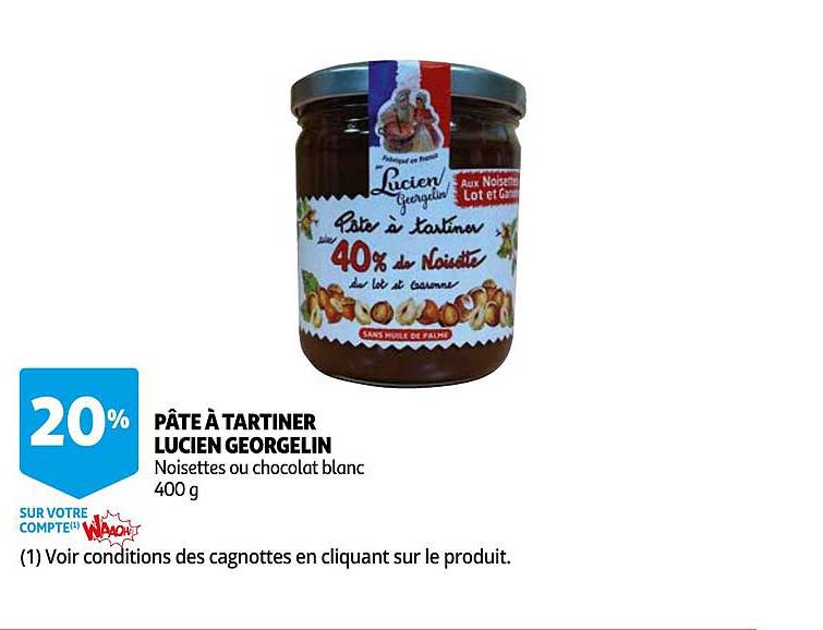 pâte à tartiner lucien georgelin