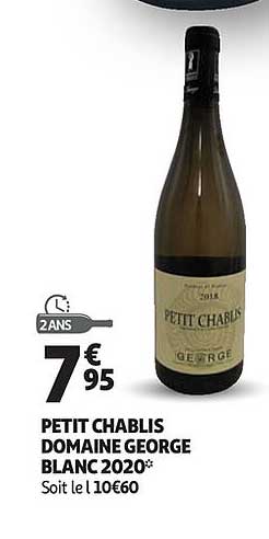 Petit Chablis Domaine George Blanc 2020