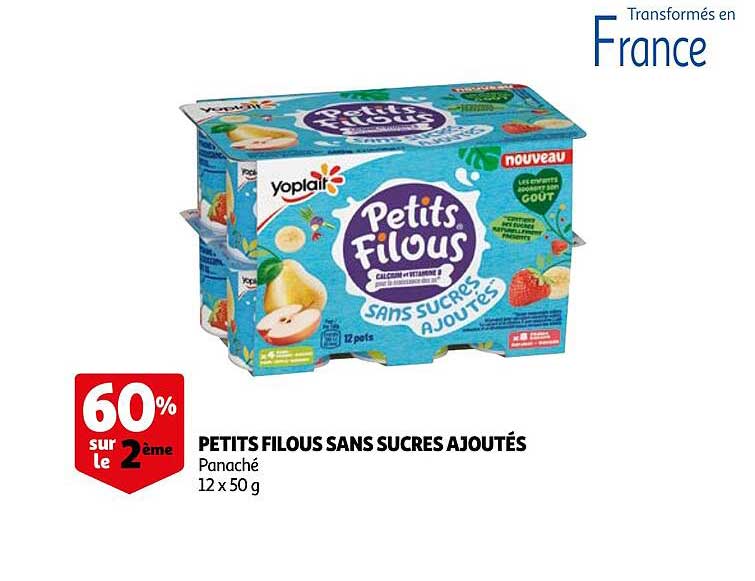 Petits Filous Sans Sucres Ajoutés Yoplait
