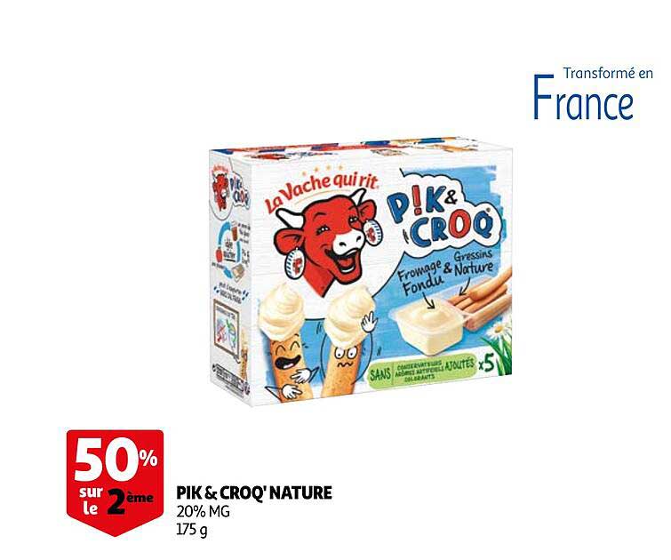 pik & croq'nature la vache qui rit