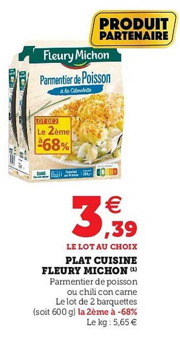 plat cuisine fleury michon