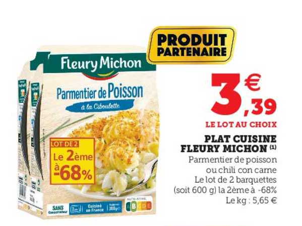 plat cuisiné fleury michon
