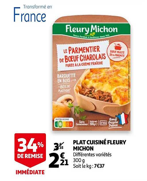 Plat Cuisiné Fleury Michon