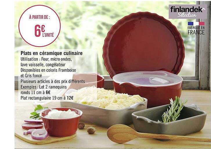 Plats En Céramique Culinaire Finlandek^