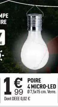 poire 4 micro-led