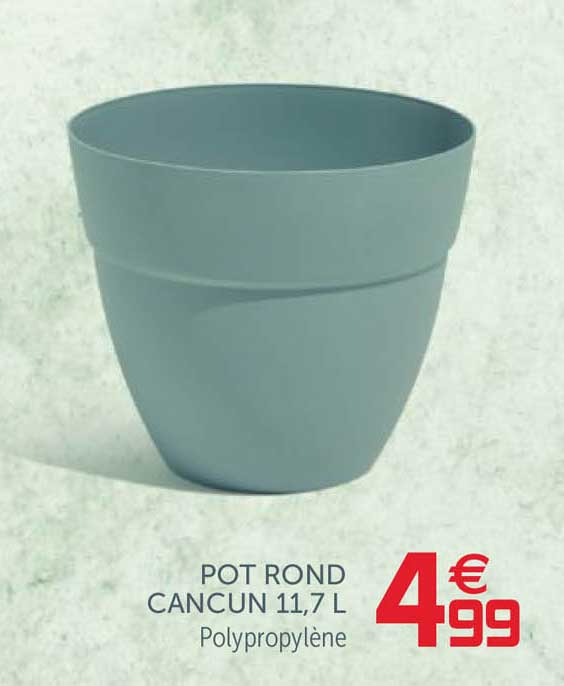 pot rond cancun 11,7 l