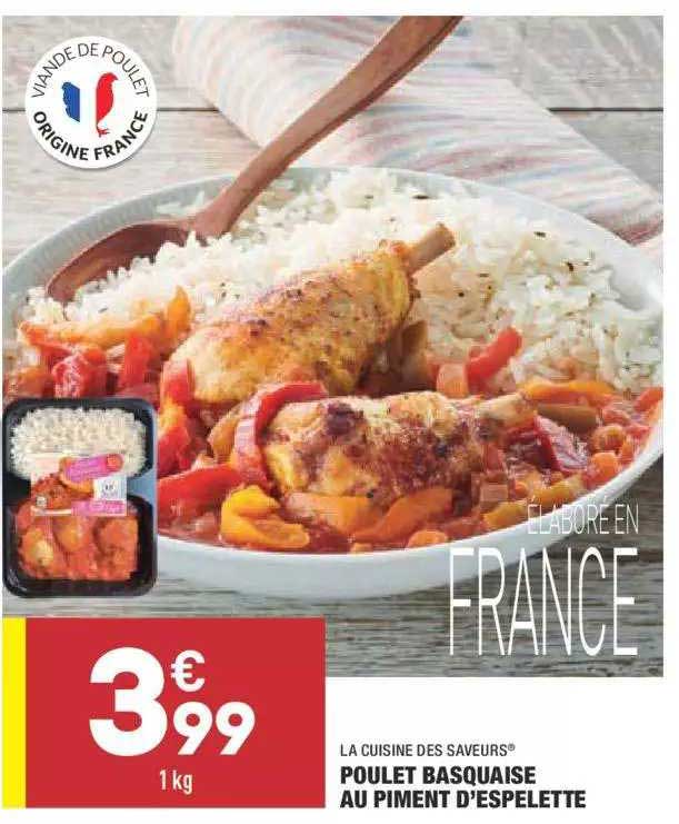 Poulet Basquaise Au Piment D'espelette La Cuisine Des Saveurs
