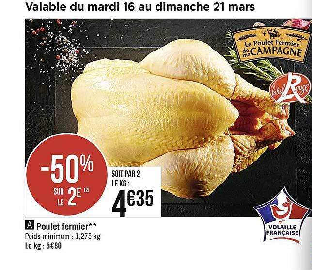Poulet Fermier