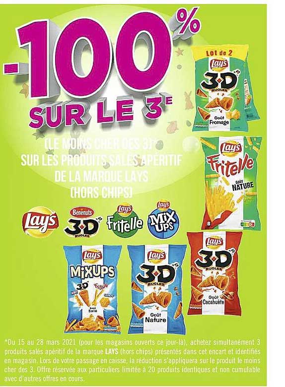 Produits Salés Apéritif De La Marque Lay's