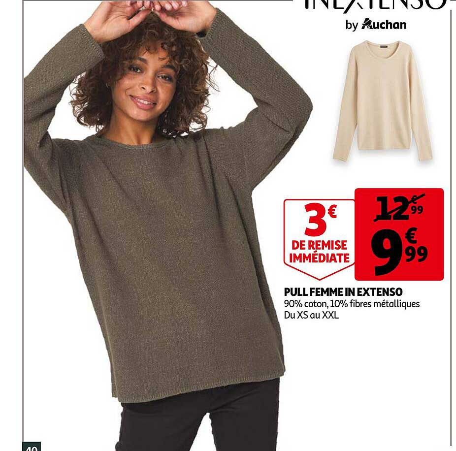 pull femme in extenso