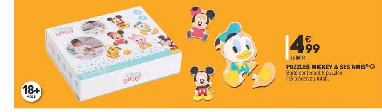 puzzles mickey & ses amies