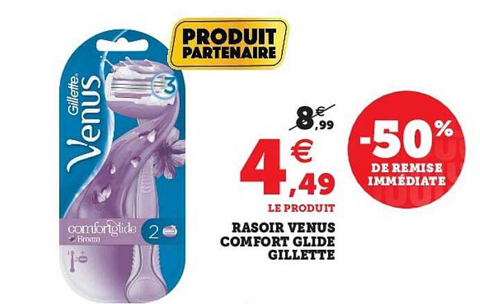 rasoir venus comfort glide gillette