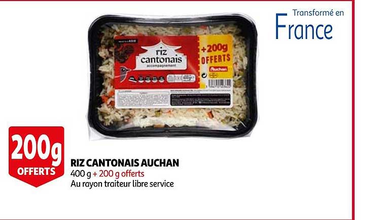 riz cantonais auchan