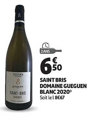 saint brie domaine gueguen blanc 2020