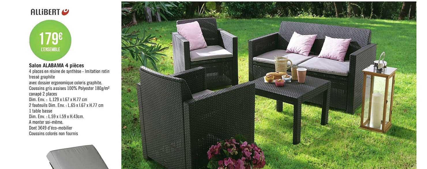 salon alabama 4 pièces