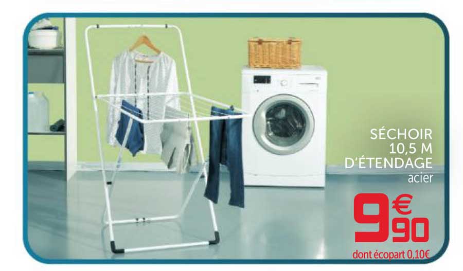 séchoir 10,5 m d'étendage