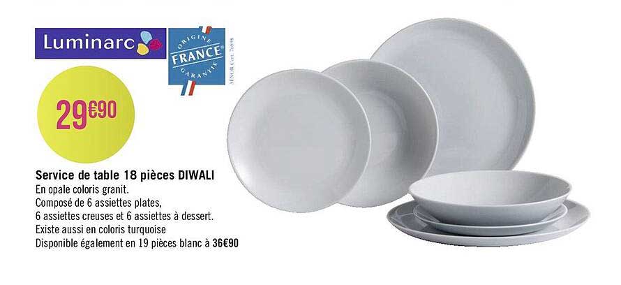 Service De Table 18 Pièces Diwali