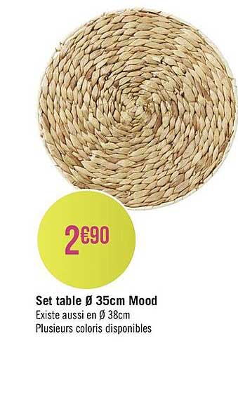 set table 35 cm mood