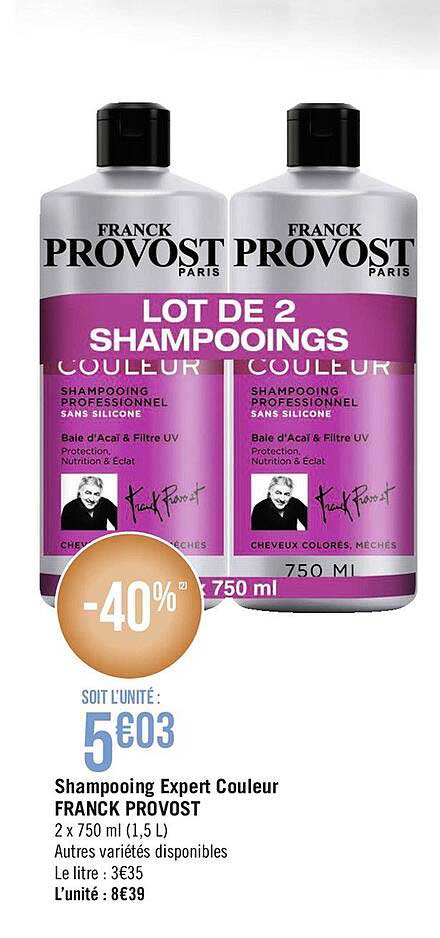 Shampooing Expert Couleur Franck Provost