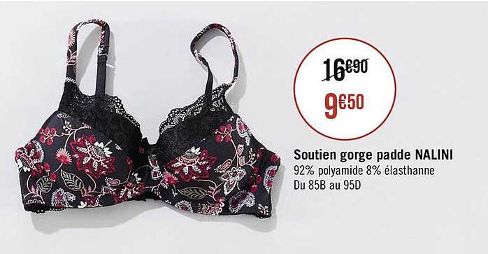soutien gorge padde nalini