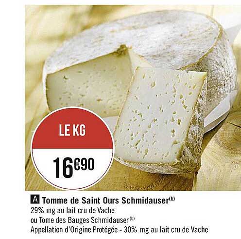tomme de saint ours schmidauser