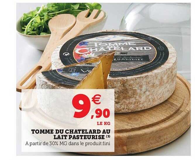 tomme du chatelard au lait pasteurisé