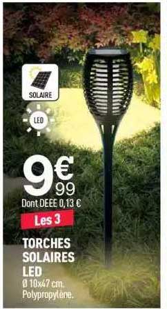 torches solaires led