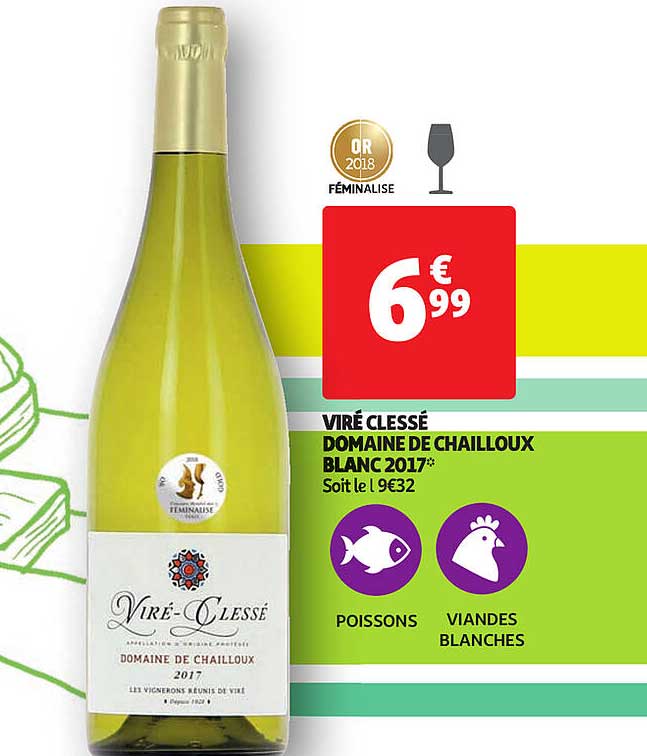 viré clessé domaine de chailloux blanc 2017