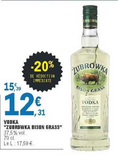 vodka "zubrowka bison grass"