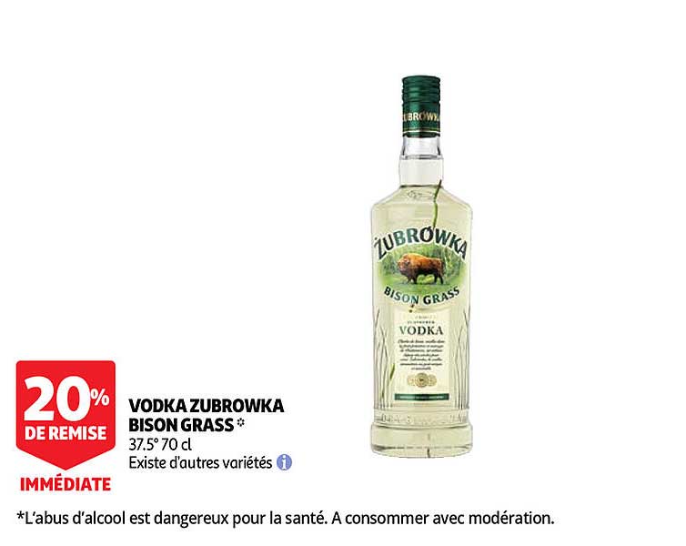 vodka zubrowka bison grass
