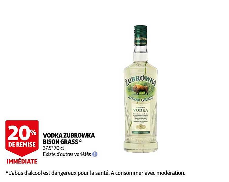 vodka zubrowka bison grass