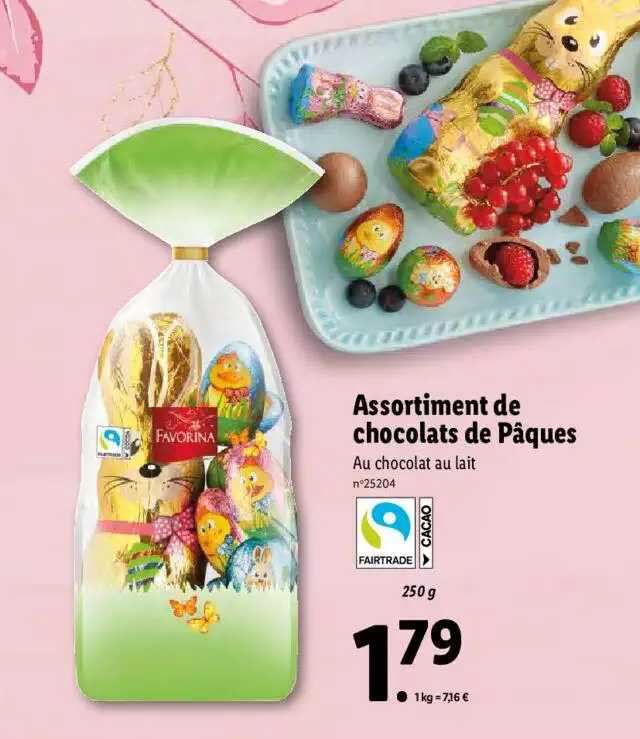 Assortiment De Chocolats De Pâques Favorina