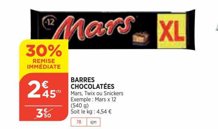 Barres Chocolatées