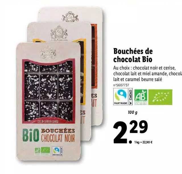 Bouchées De Chocolat Bio