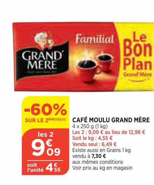 café moulu grand mère
