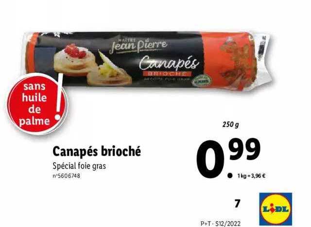 canapés brioché maître jean pierre