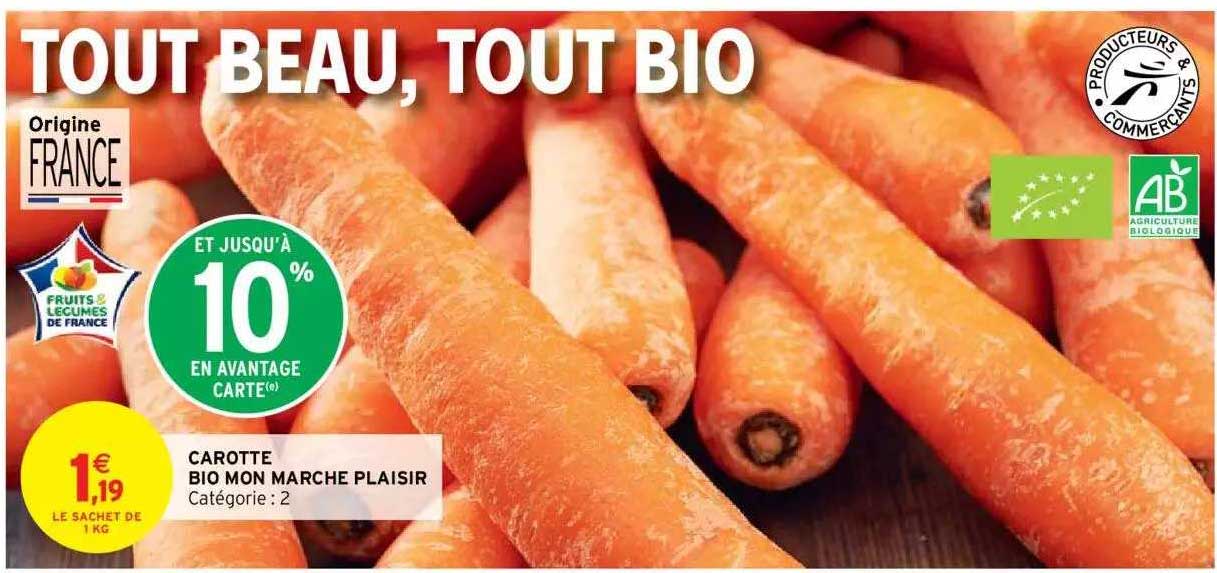 carotte bio mon marche plaisir